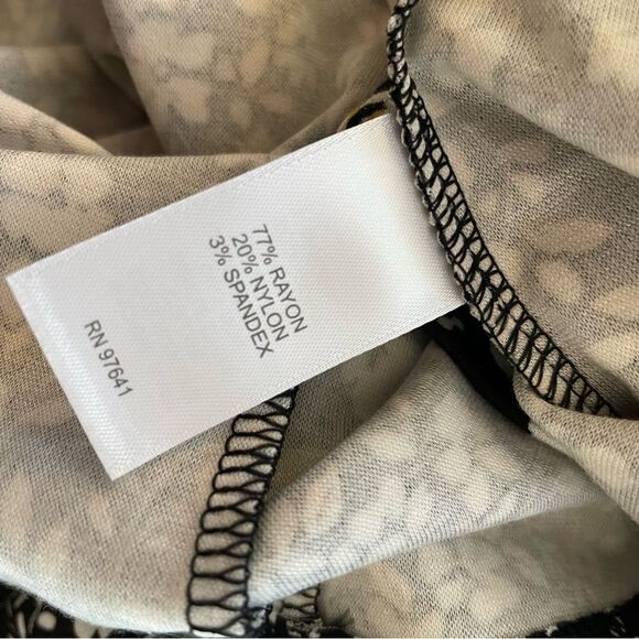 J. Jill Floral Print Button Front Square Neck Midi Dress Size XS - Picture 9 of 9